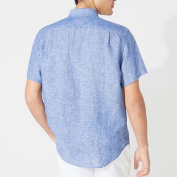 Nautica Linen Short Sleeve Shirt - Picture 4 of 10